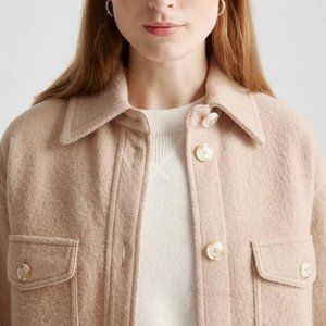 100% Merino Wool Shirt Jacket - Sz. M, New in Bag